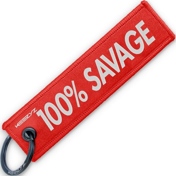 KEEZYZ 100% Savage Keychains Key Tags For Cars, Trucks, Motorcycles, ATV, UTV