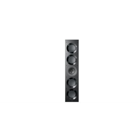 KEF - Ci5160REFM-THX In Wall Speaker (Each) - Black with gray driver