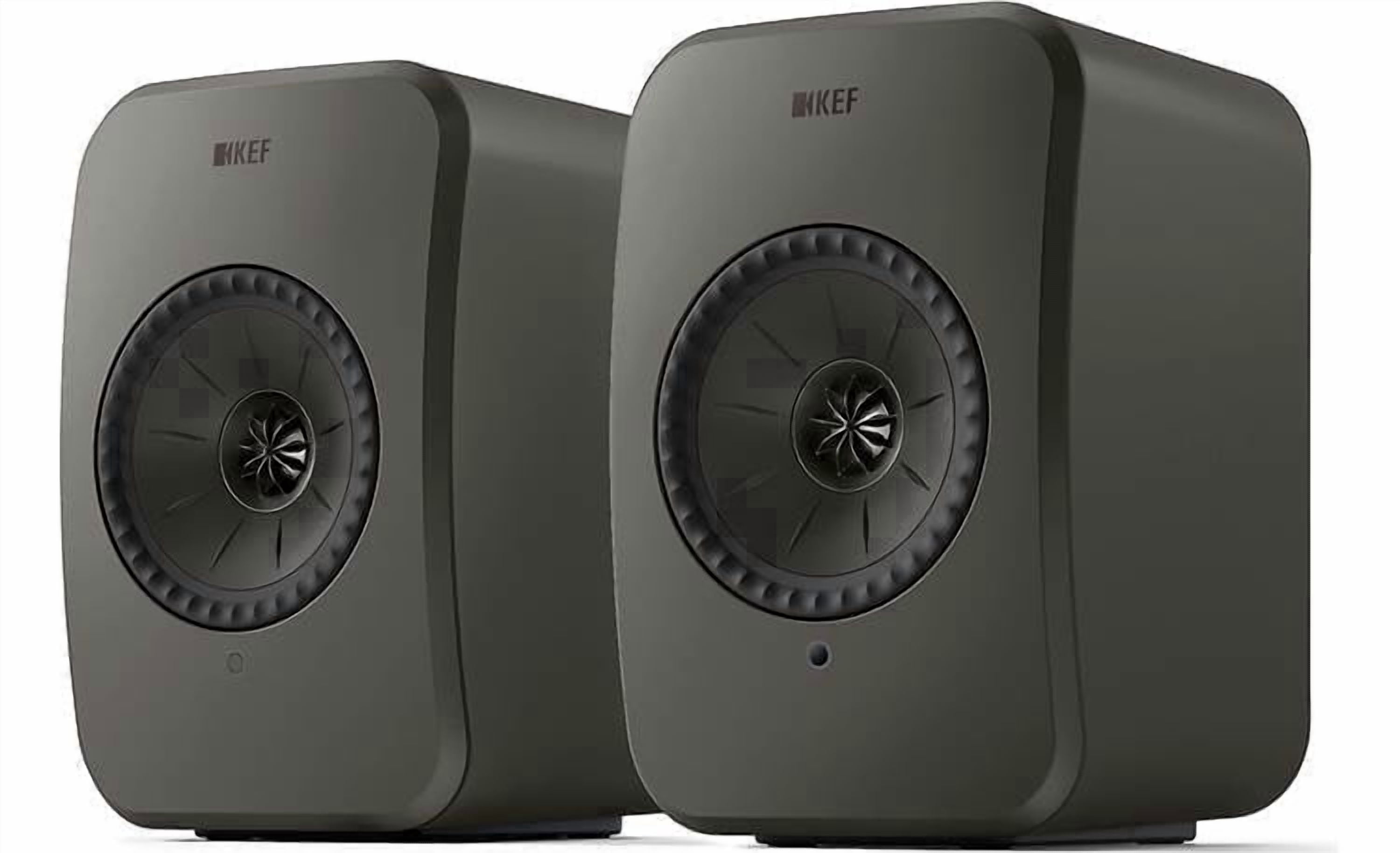 KEF LSX II LT Powered speakers with Wi-Fi, Apple AirPlay 2, Google Cast, and Bluetooth (Graphite Grey)