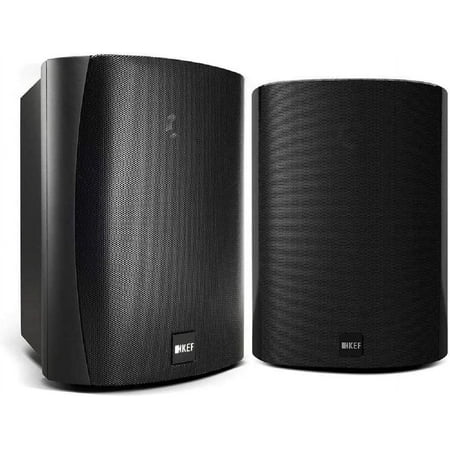 KEF - Ventura 6-1/2" Passive 2-Way Outdoor Speakers (Pair) - Black