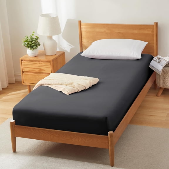KEFENL-1Pcs Grey Cot Sheets 31" x 75" - 1800 Thread Count Cot Microfiber Fitted Sheets Only, Breathable & Soft Camper Bunk Fitted Bed Sheet Fit for Narrow Twin RV Bunk Guest Bed Matress