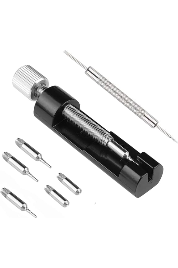 -Watch Link Removal Kit, Tools to Adjust and Remove BraceletsPin Remover for Sizing StrapWatch Band Adjustment Tool Kit with Extra Replacement
