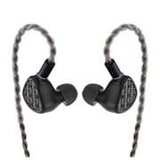 Kefine Arnar Hi-Fi In-Ear Monitor Headphones,1 planar driver + 1 BA hybrid wired gaming earbuds,0.75mm 2-pin cable for audiophilesBlack