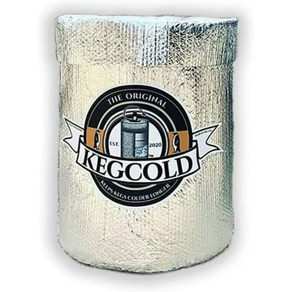 KEGCOLD Portable Keg Cooler - Foldable, Reusable, Lightweight, Insulated, and Easy Setup (1/2 & 1/4 Size Keg)
