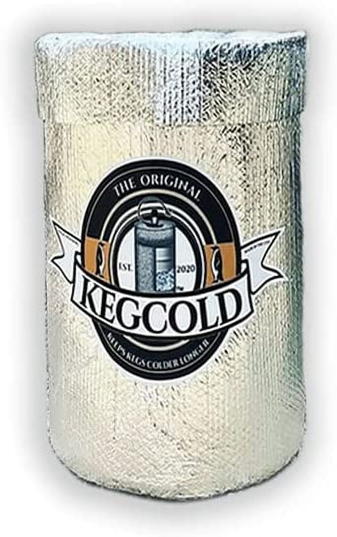 KEGCOLD Portable Beer Keg & Beverage Cooler Foldable, Reusable, Quick