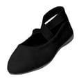 thumbnail image 1 of KEGIRLOM Women's Casual Versatile Sweet And Cool Wrap-Around Strap Shallow Flat Summer And Fall Style Trendy Breathable Flat Shoes Black Size 5.5, 1 of 6