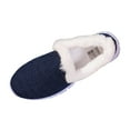 thumbnail image 1 of KEGIRLOM Women's Fashion Casual Spring And Style Comfortable Flying Mesh Wool Round Toe Closed Toe One-Foot Shallow Mouth Flat Shoes Blue 7, 1 of 9
