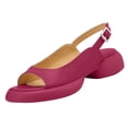 thumbnail image 1 of KEGIRLOM Women's Fashionable Casual Versatile Light And Comfortable Open-Toe Summer Trendy Thick-Heeled Thick-Soled Sandals Hot Pink 6.5, 1 of 5