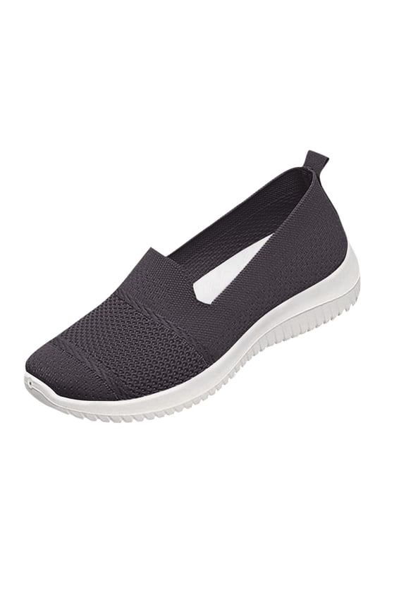 Women's Fashionable And Versatile Plus-Size Canvas Shoes Lightweight And Comfortable Shoes Spring/Summer Style Trendy Soft-Soled Comfortable Wedge Heel Shoes Dark Gray Size 5.5