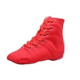 thumbnail image 1 of KEGIRLOM Women's High-Top Canvas Dance Shoes Adult Yoga Plus Size Shoes Fall And Winter Trendy And Comfortable Dance Shoes Red Size 6, 1 of 6