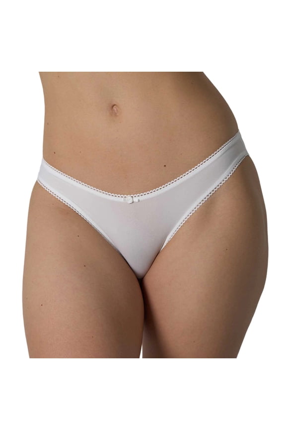 Women's Lace Abdomen Mid-rise Waist And Hip Lift Comfortable Body Breathable Underwear Briefs White L