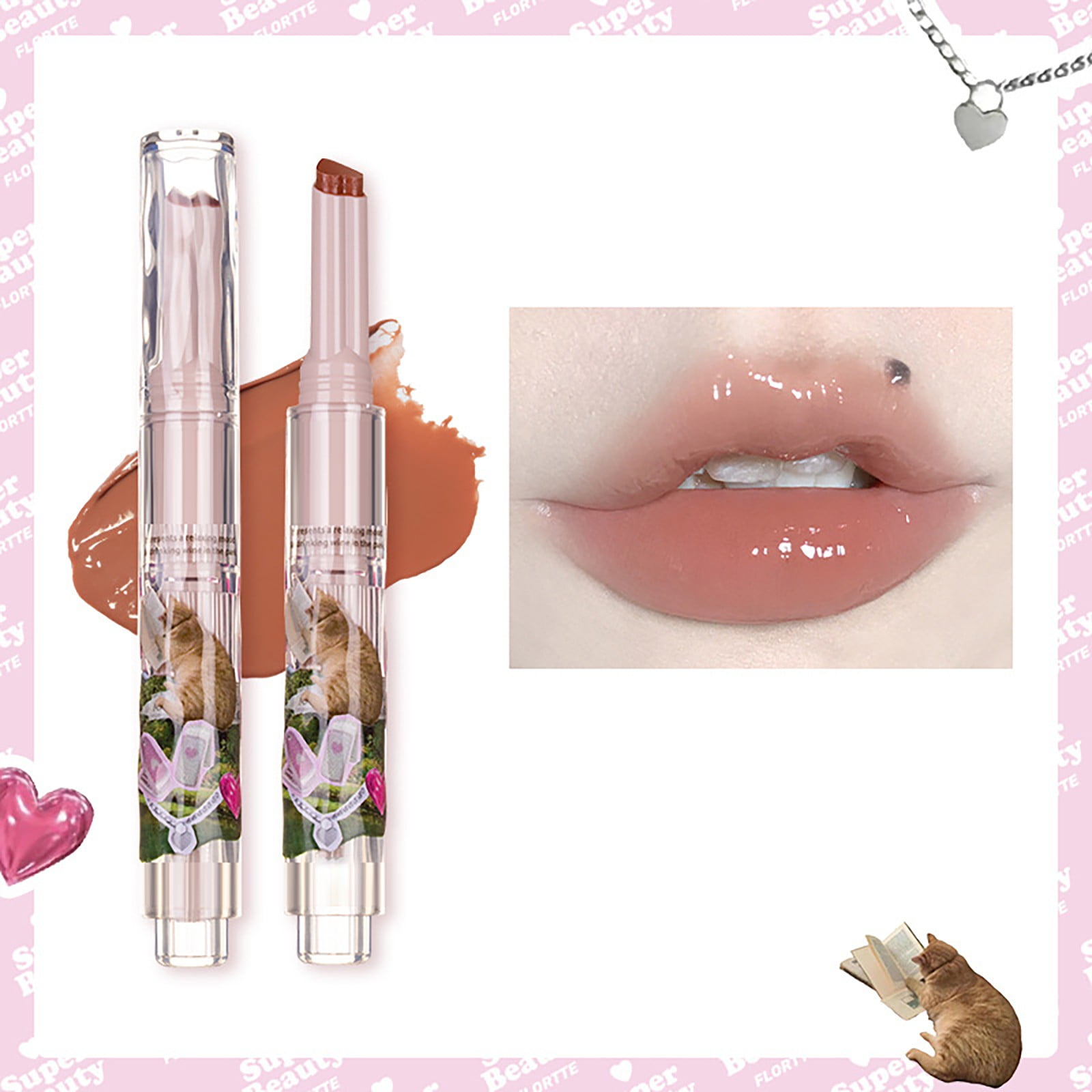 Kegualv Lip Care Strange Melia Solid Lip Gloss First Love Stick