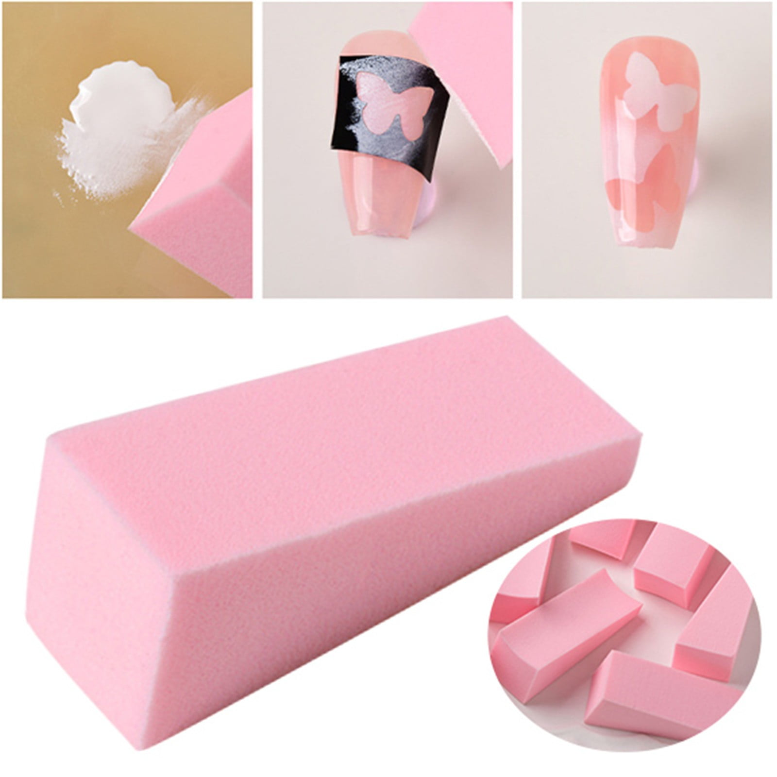 KEGUALV Makeup Sponge For Face Curve Blending Small Wedge Shaped Smooth