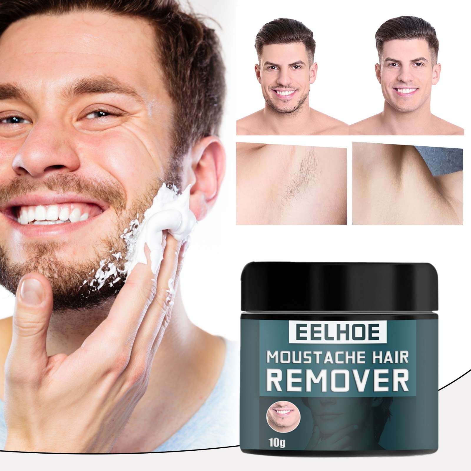 KEGUALV Men'S Hair Cream Whole Body Hair Removal Wax To Leg, Hand Hair