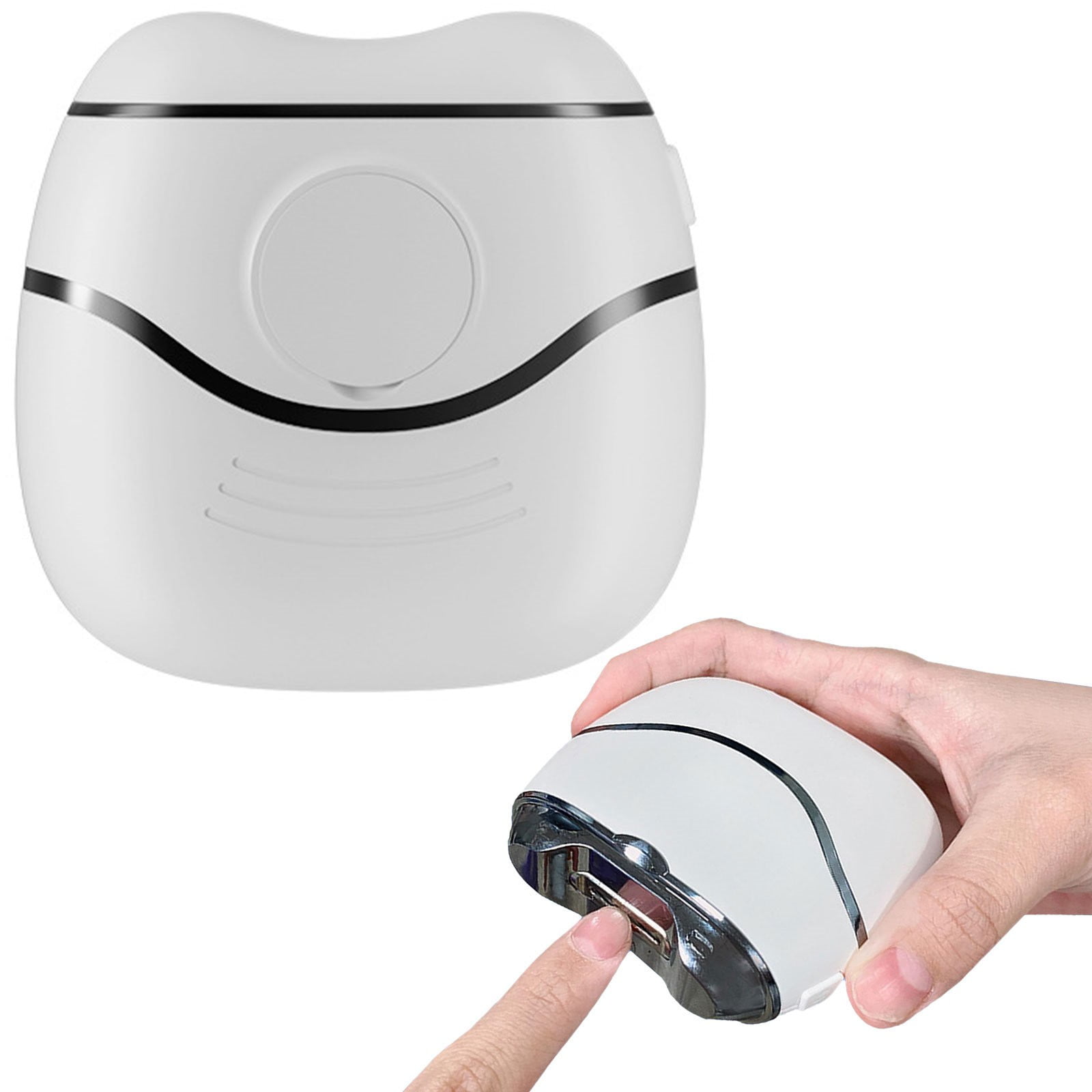 KEGUALV Nail Clipper Automatic Electric Toenail Clippers With Nail Clip