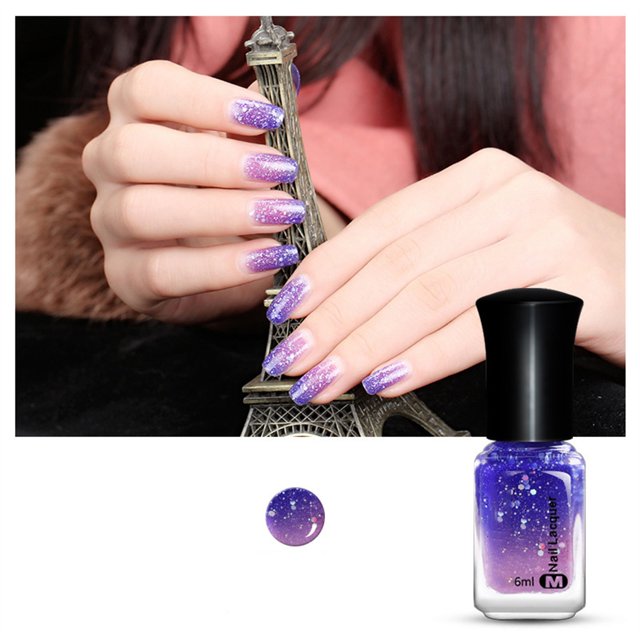 KEGUALV Nail Tint Polish Temperature Change Nail Polish Color