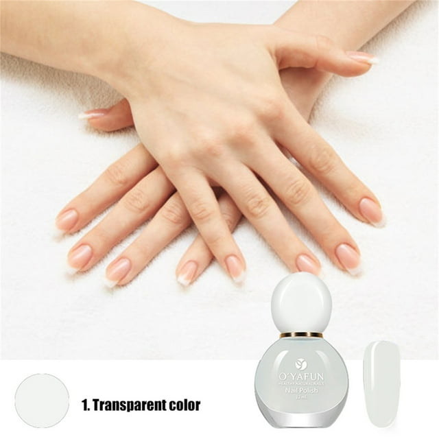 KEGUALV Nails Polish Matte nail polish Longlasting nobake whitening