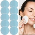 thumbnail image 1 of KEGUALV Reusable Makeup Remover Pads 10 Pieces Soft Organic Cotton Rounds With Washable Drawstring, 1 of 6