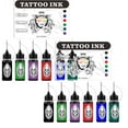 KEGUALV Temporary Tattoo Kit Freehand Ink Semi Permanent Tattoo Gel