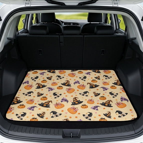 KEIAHUAN Halloween Pet Cargo Mat 29" x 39", Easy to Clean Rear Trunk Liner Full Protection Car Accessories Universal Fit for Most Vehicles