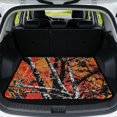 thumbnail image 1 of KEIAHUAN Orange Camo Tree Print Car Trunk Mat 29" x 39", Waterproof Anti Slip Cargo Liner Full Protection for Most Cars SUV and Sedan, 1 of 6