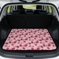 thumbnail image 1 of KEIAHUAN Pink Strawberry Car Trunk Mat 29" x 39", Universal Scratchproof Cargo Liner Non Slip Protection for Most Cars and SUV, 1 of 7
