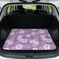 thumbnail image 1 of KEIAHUAN Purple Hibiscus Car Trunk Mat 29" x 39", Non Slip Cargo Liner Rear Trunk Protector, Scratchproof Auto Accessories Fits for Most Cars Sedans, 1 of 7