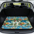 thumbnail image 1 of KEIAHUAN Tropical Ocean Palm Car Trunk Mat 29" x 39", Anti-Slip Rear Trunk Liner Full Protection Cars Accessories Universal Fit for Most Sedan, 1 of 6