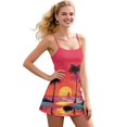 thumbnail image 1 of KEIAHUAN Tropical Sunset Women Golf Dress with Built in Shorts 2 Piece Set Golf Outfits with Pocket with Stretchy Backless Tennis Dres Quick Dry Spaghetti Strap Athletic Dresses X-Small, 1 of 7