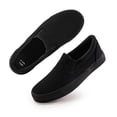 thumbnail image 1 of KEINDI Women’s Slip On Canvas Low Top Shoes Fashion Sneakers and Casual Loafers Flats Shoes For Women All Black size 8, 1 of 7