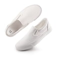 thumbnail image 1 of KEINDI Women’s Slip On Canvas Low Top Shoes Fashion Sneakers and Casual Loafers Flats Shoes For Women White size 9, 1 of 7