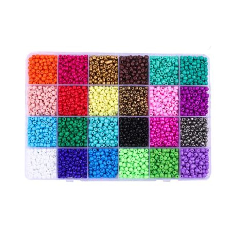 KEINXS 1 Box 2mm Czech Glass Beads Set Crystal Beads For DIY Earrings Bracelet Necklace Jewelry Making Accessories