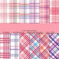 thumbnail image 1 of KEINXS 12 Pcs Pink Plaid Check Paper Pads For Scrapbooking Making Card Junk Journal DIY Material Paper Scrapbook Card, 1 of 1
