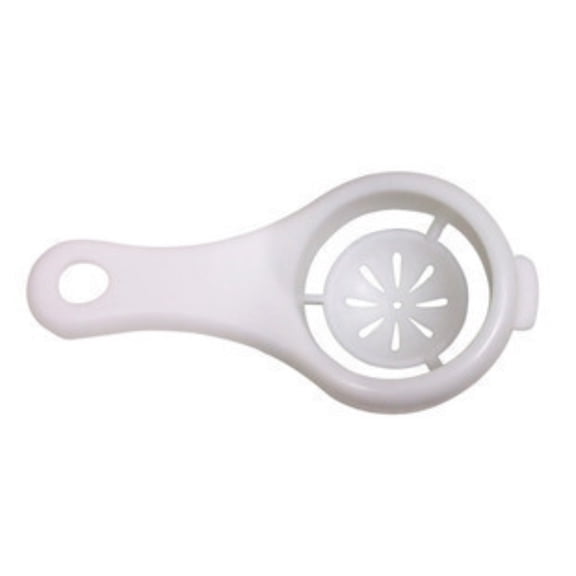 KEINXS 2 PCS Egg White Separator Egg Filter Egg Separator Kitchen Baking Egg Yolk Protein Separation Kitchen Tools (White, Pack of 2)
