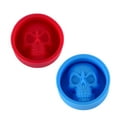 thumbnail image 1 of KEINXS 2 Silicone Skull Baking Molds Flexible Non-Stick Pan Cake Bread Making Mould(Red+Blue), 1 of 5