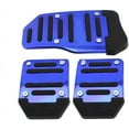 thumbnail image 1 of KEINXS 3 Pcs Nonslip Pedal Foot Brake Accelerator Cover Set for Car Auto Vehicle MT Aluminium For Manual Transmission Car, 1 of 5