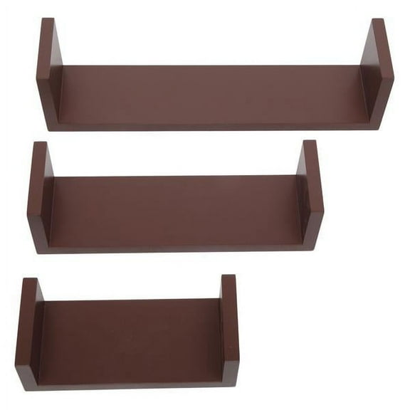 KEINXS 3 in 1 U-shaped wall frame dark brown
