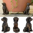 thumbnail image 1 of KEINXS 3PCS Planters Pot Feet Resin Planter Pots Risers Flower Pot Holder Decorative Pot Feets Handmade Plant Riser Dog Animal Statue Plant Stand for Garden Patios Improve Airflow Drainag, 1 of 10