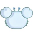 thumbnail image 1 of KEINXS Baby Bowls Plates Spoons Silicone Suction Food Tableware BPA Free Non-Slip Baby Dishes Crab Food Feeding Bowl for Kids, 1 of 5