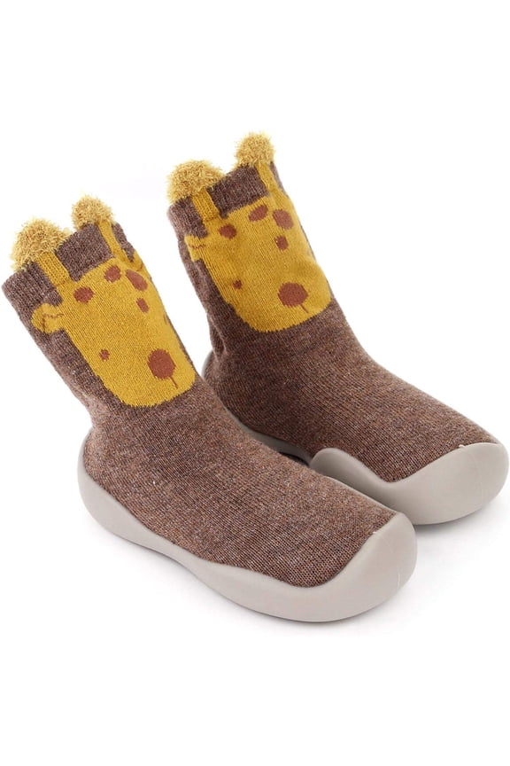 Baby Toddler Shoes Baby Shoes Non-slip Fox Tiger Thickening Shoes Sock Floor Shoes Foot Socks Animal Style
