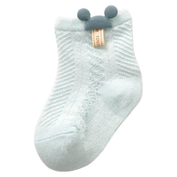 KEINXS Baby socks summer thin section breathable mesh baby short tube