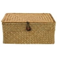 thumbnail image 1 of KEINXS Basket Woven Box Storage Hyacinth Water Hand  Natural Retro Large Wicker Rectangular Multifunctional Design Handmade, 1 of 7