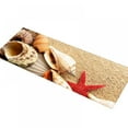 thumbnail image 1 of KEINXS Bath Mats for Bathroom  Bathroom Mats Rugs No Silp  Beach Starfish Sea Shell Washable Cover Floor Rug Carpets Floor Mat for Kitchen Bedroom Indoor 23.6X35.4in, 1 of 5