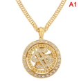 thumbnail image 1 of KEINXS Big Rotatable Us Dollar Money Sign Pendant Necklace Men Rapper Hip Hop, 1 of 6