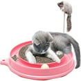 thumbnail image 1 of KEINXS Cat Scratcher Toy, Turbo Cat Toy Post Pad Interactive Training Scratcher Toy with Turbo and Ball, 1 of 5