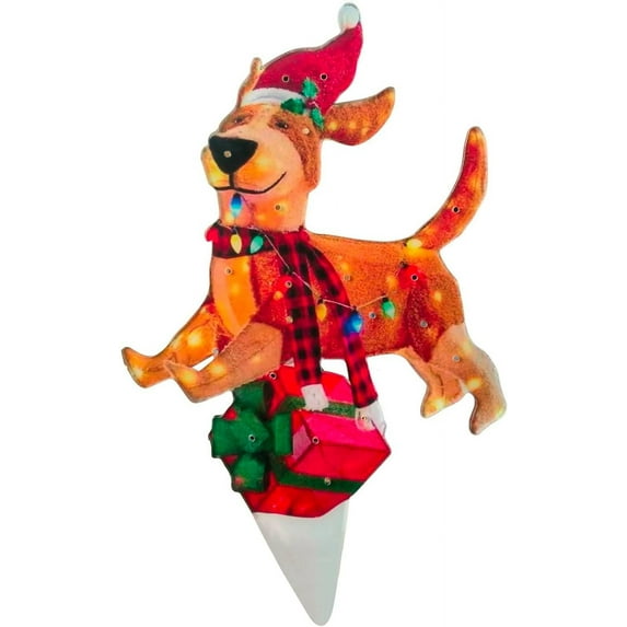 KEINXS Christmas Decorations Outside Light-Up Animals Outside Christmas Decorations Outdoor Christmas Statue Garden Decor for Christmas Decor