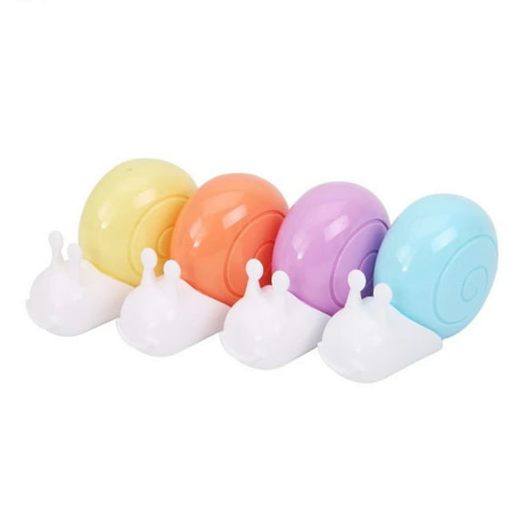 KEINXS Cute Snail corrector, 1/5 x 236 inches, non-refillable, Cute Cartoon Creative Correction Tape 4-Pack(Random color)