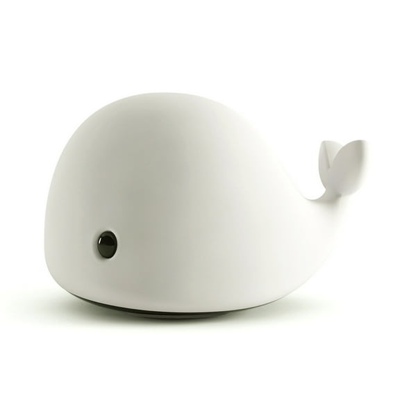 KEINXS Cute Whale Night Light for Kids, Kawaii Baby Night Light with 7 LED Colors Changing, Tap Control Nursery Squeeze Night Lamp, USB