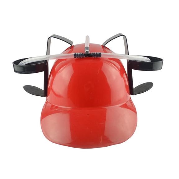 KEINXS Drinking Helmet Adjustable Labor-saving Plastic Novelty Lazy Drinks Helmet Supplies for Home