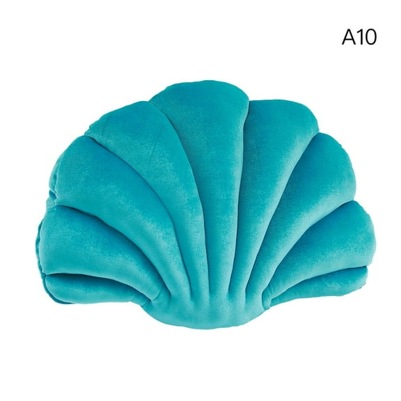 KEINXS Fairy Princess Luxury Shell Stuffed Pillow Fantastic Velvet Pillow Sea Shell Household Decoration Bed Sofa Cushion Present